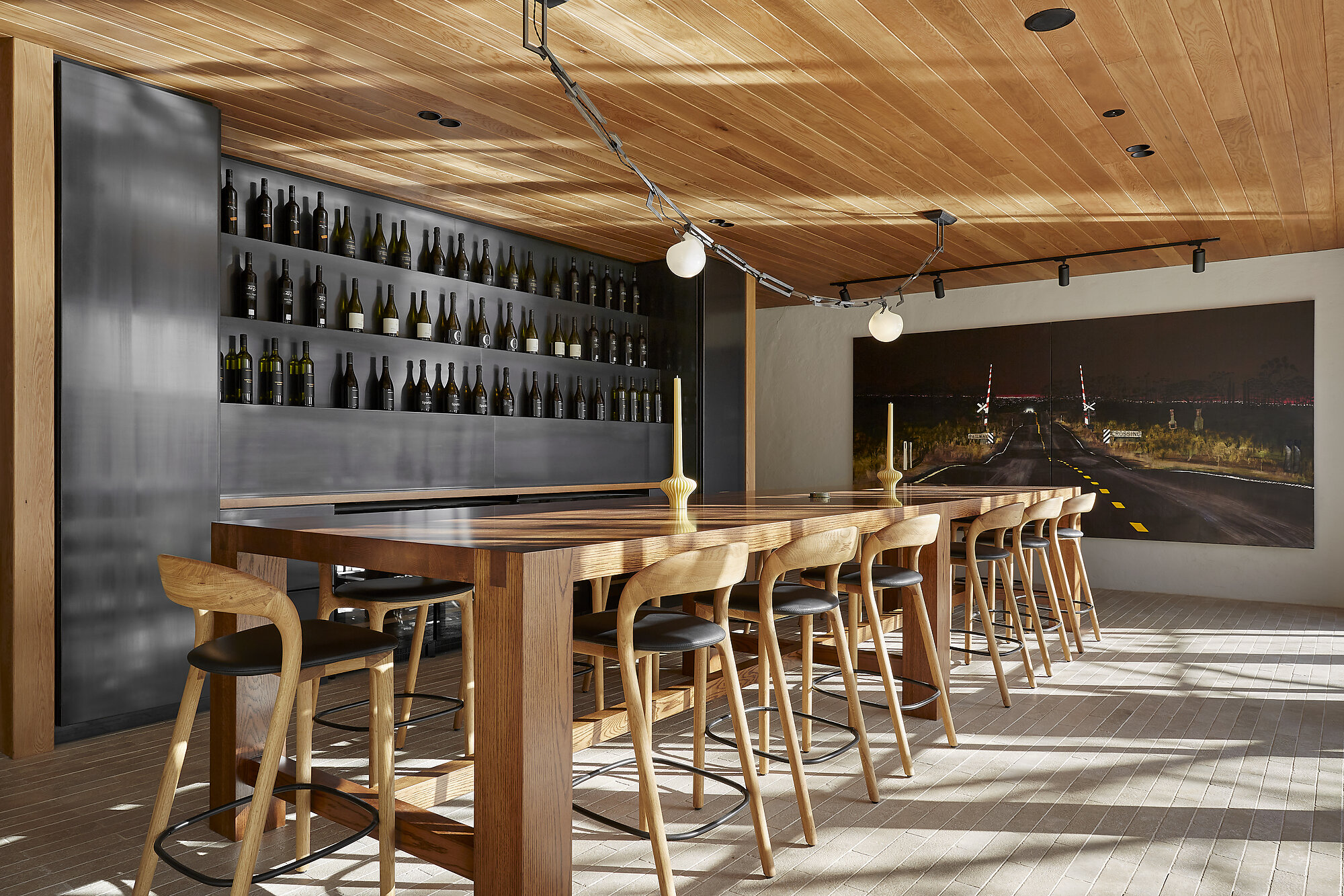 Interior photograph of Bird in Hand Private Cellar Door by Jenah Piwanski